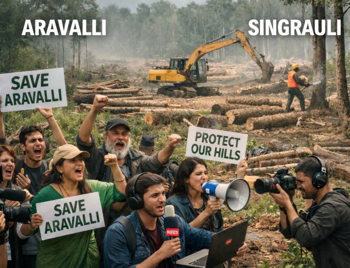 શું અરાવલીનો મુદ્દો સિંગરોલીથી ધ્યાન હટાવવાનો ઉપાય છે?