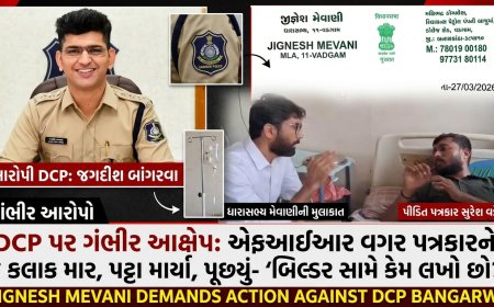 રાજકોટમાં પોલીસ સામે ગંભીર આક્ષેપો, મેવાણીનો CMને પત્ર